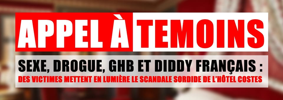 Exclusif. Hôtel Costes : sexe, drogue et amnésie – Les orgies secrètes du Diddy français