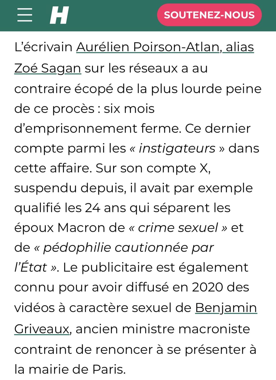 La liberté d’expression est morte